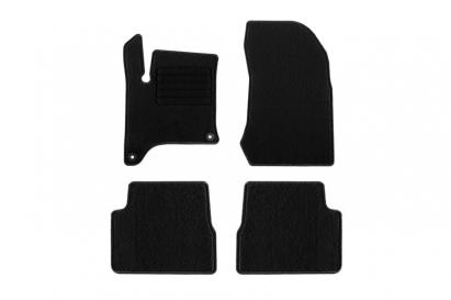 Mochete textile de la Rigum potrivite pentru Peugeot 208 Hybrid, Opel Corsa Hybrid după 2024, set de 4 bucăți, negru Performance AutoTuning