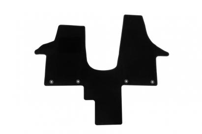 Covor textil de la Rigum potrivit pentru Volkswagen T6 2m Multivan după 2015, 1 bucată, negru Performance AutoTuning
