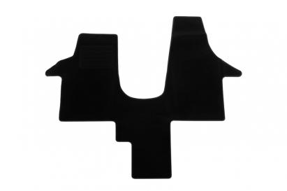 Covor textil de la Rigum potrivit pentru Volkswagen T5 2m Transporter, Caravelle, T6 Transporter, Caravelle 2003-2019, 1 bucată, negru Performance AutoTuning
