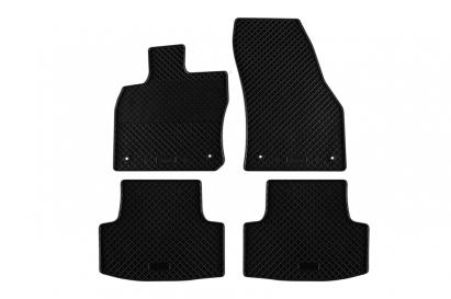 Mochete din cauciuc specifice, potrivite pentru Skoda Karoq după 2017, set de 4 piese, culoare neagră Performance AutoTuning