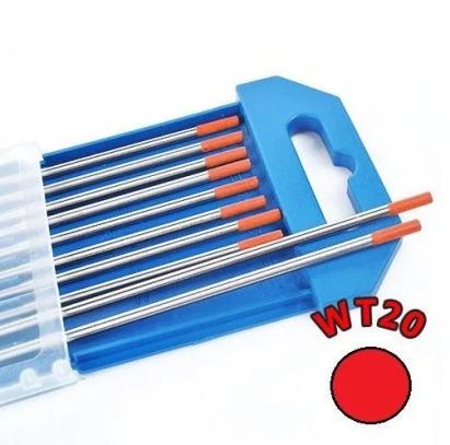 Electrod wolfram WT20 rosu 2.0 mm x 150 mm pentru sudura TIG/WIG
