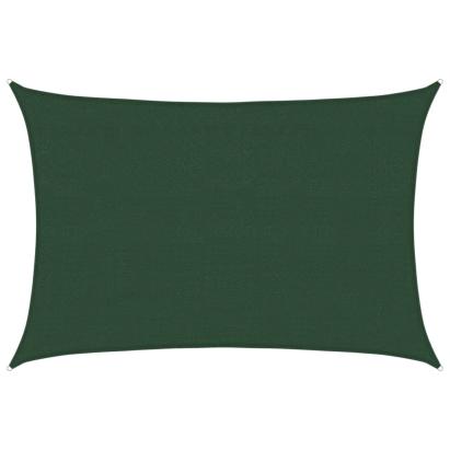 Pânză parasolar, verde închis, 4x5 m, HDPE, 160 g/m² GartenMobel Dekor