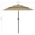 Umbrelă de grădină 3 niveluri, stâlp aluminiu, taupe, 2,5 m GartenMobel Dekor