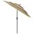 Umbrelă de grădină 3 niveluri, stâlp aluminiu, taupe, 2,5 m GartenMobel Dekor