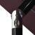 Umbrelă de grădină 3 niveluri, stâlp aluminiu, roșu bordo 3,5 m GartenMobel Dekor