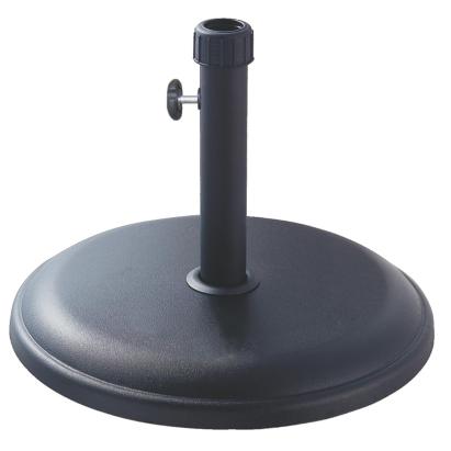 Suport baza pentru umbrele de gradina, din beton, 45 cm diametru, 16kg, negru