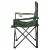 Scaun pliabil pentru camping si pescuit Sersimo, cu suport pahar, verde