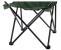 Scaun pliabil pentru camping si pescuit Sersimo, cu suport pahar, verde