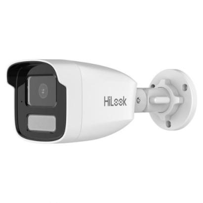 Camera IP exterior HiLook 8MP 4K PoE cu IR 50m, microfon si iluminare duala