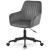Scaun de birou, Artool, Roxy, rotativ, catifea, gri si negru, 60x65x80-89 cm GartenVIP DiyLine