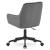 Scaun de birou, Artool, Roxy, rotativ, catifea, gri si negru, 60x65x80-89 cm GartenVIP DiyLine