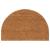 Covoraș de ușă natural semirotund, 40x60 cm, fibre de cocos GartenMobel Dekor
