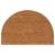 Covoraș de ușă natural semirotund, 40x60 cm, fibre de cocos GartenMobel Dekor