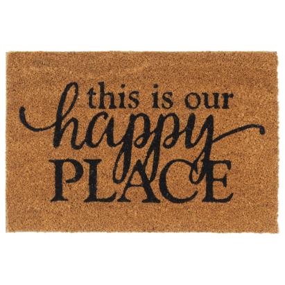 Covoraș de ușă, natural, 40x60 cm, fibre de cocos GartenMobel Dekor