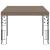 Pavilion montat pe perete, gri taupe, 3x3x2,5 m GartenMobel Dekor