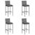 Set mobilier bar de grădină, cu perne, 5 piese, gri, poliratan GartenMobel Dekor