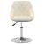Scaune de bucătărie pivotante, 2 buc., crem, catifea GartenMobel Dekor