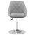 Scaune rotative de bucătărie, 2 buc., gri deschis, catifea GartenMobel Dekor
