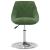 Scaune de bucătărie pivotante, 2 buc., verde închis, catifea GartenMobel Dekor