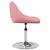 Scaune de bucătărie pivotante, 2 buc., roz, catifea GartenMobel Dekor