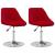 Scaune de bucătărie pivotante, 2 buc., roșu vin, catifea GartenMobel Dekor
