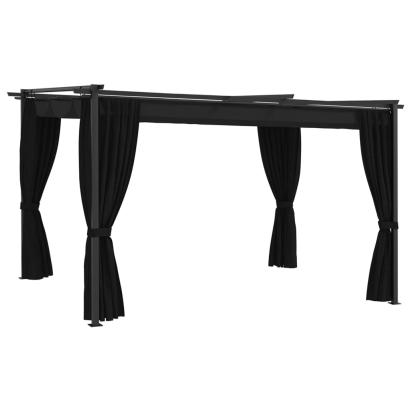 Pavilion, antracit, 4 x 3 m GartenMobel Dekor