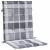 Perne cu spătar, gri carouri, 6 buc., 100x50x3cm, textil Oxford GartenMobel Dekor