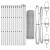 Set gard exterior din otel galvanizat argintiu 25 x 0,8 m, rezistent