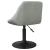 Scaun de bar, gri deschis, catifea GartenMobel Dekor