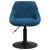 Scaun de bar, albastru, catifea GartenMobel Dekor
