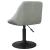 Scaune rotative de bucătărie, 2 buc., gri deschis, catifea GartenMobel Dekor