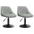 Scaune rotative de bucătărie, 2 buc., gri deschis, catifea GartenMobel Dekor