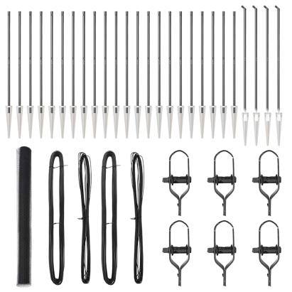 Gard din plasă cu stâlpi, gri, 50 x 1,6 m, oțel și PVC, pentru exterior