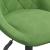 Scaune de bucătărie pivotante, 2 buc., verde deschis, catifea GartenMobel Dekor