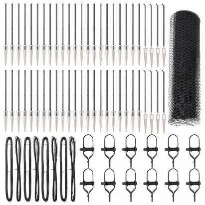 Gard din plasă de oțel gri pentru grădină, 100 x 0,4 m, vidaXL