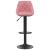 Scaun de bar, roz, catifea GartenMobel Dekor