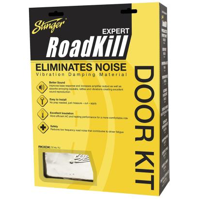 Kit insonorizant auto Stinger Expert RoadKill pentru uși, 6 coli, 1,11 mp