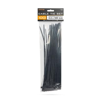 Clemă de cablu Handy din nylon 66, 300 x 4,6 mm, set 100 buc