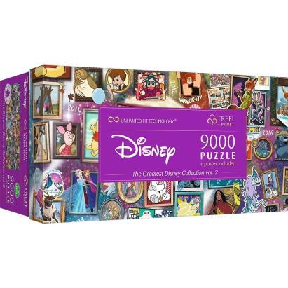 Puzzle Trefl Prime UFT 9000 piese, Cea mai mare colectie Disney
