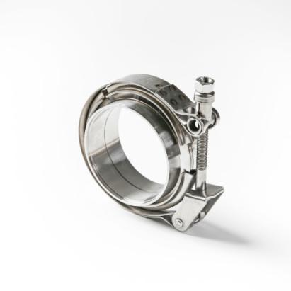 Colier evacuare V-Band 89 mm din inox cu flanse incluse, prindere rapida