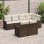 Set de canapele pentru grădină 7 pcs Maro Rattan poli GartenMobel Dekor