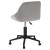 Scaun de birou pivotant, gri deschis, catifea GartenMobel Dekor