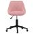 Scaun de birou pivotant, roz, catifea GartenMobel Dekor