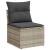 Set de canapele pentru grădină 11 pcs Gri deschis poliratan GartenMobel Dekor