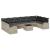Set de canapele pentru grădină 11 pcs Gri deschis poliratan GartenMobel Dekor