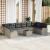 Set de canapele pentru grădină 11 pcs Gri deschis poliratan GartenMobel Dekor
