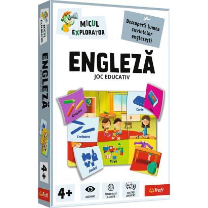Joc educativ de engleză pentru copii 4+ Micul Explorator Trefl