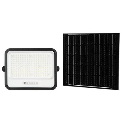 Reflector solar LED 400W 7in1, IP65, cu telecomanda, negru