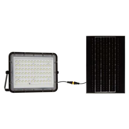 Reflector solar LED 15W 1200 lm 6400K IP65 negru pentru exterior