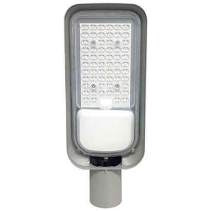 Corp de iluminat stradal LED 50W 6500K IP65 din aluminiu, gri